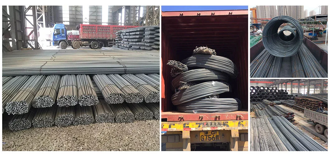 HRB400 HRB500 ASTM A615 Gr60 GB AISI JIS BS DIN Steel Bar/Rod Stainless Bar 8m 10m 12m 16m Deformed Steel Bar Reinforcing Steel Rebar for Construction in Stock