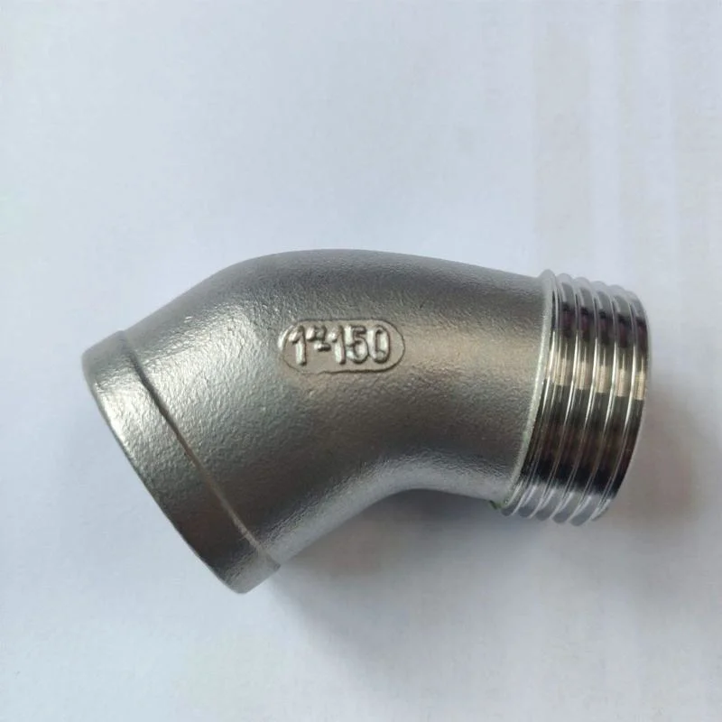 304 316 Stainless Steel 45 Degree Female Threaded NPT BSPT Street Elbow