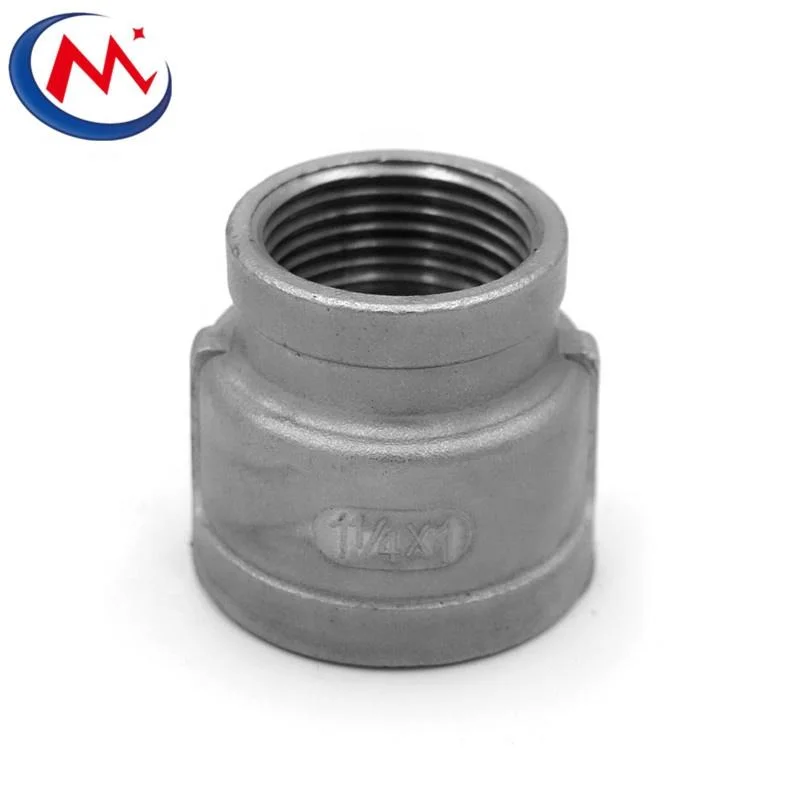 150lb NPT Bsp Female Thread Stainless Steel 304 316 Reducing Socket Reducing Coupling