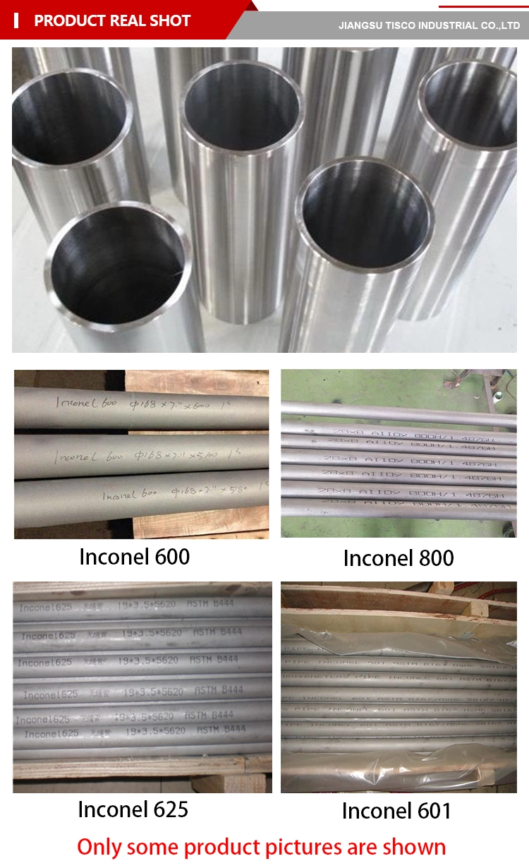 Hastelloy C276 Inconel 600 601 718 Seamless Nickel Alloy Steel Monel Tube 625